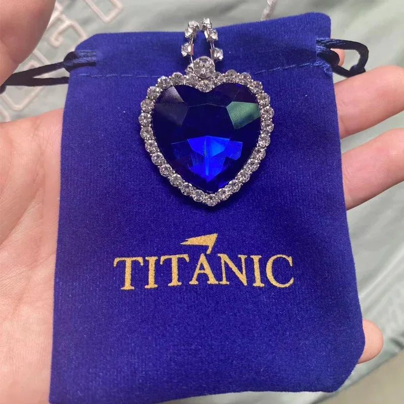 Titanic's Heart of the Ocean Necklace