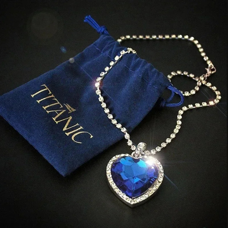 Titanic's Heart of the Ocean Necklace